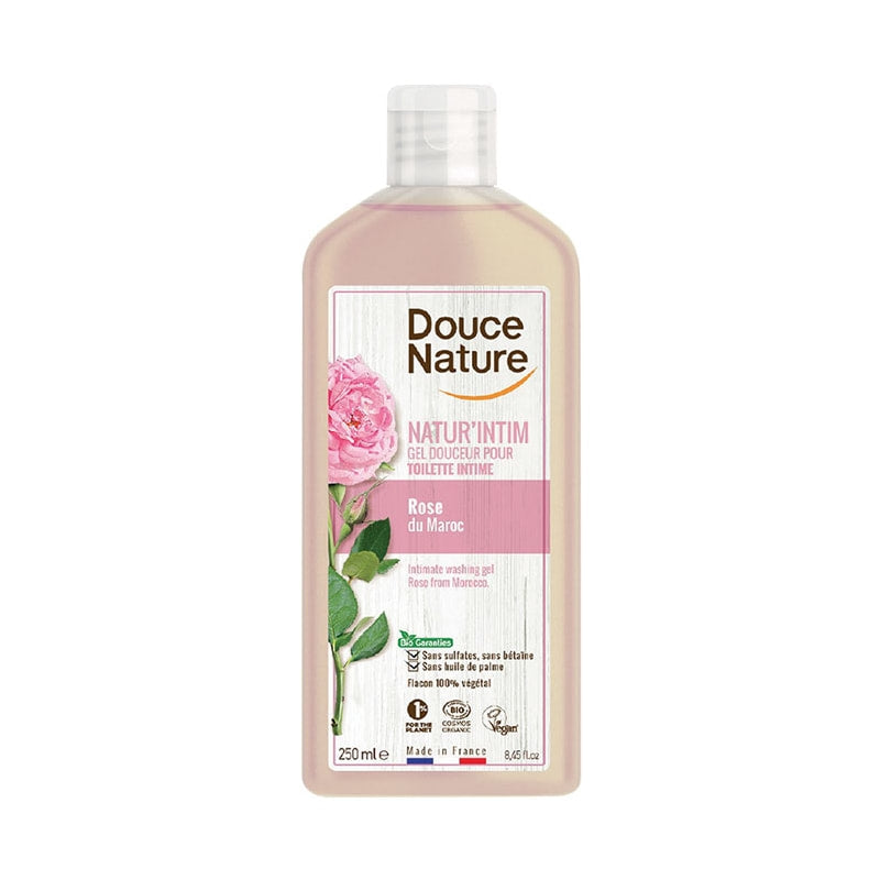 🇫🇷 Organic Intimate Washing Gel w/ Rose from Morocco by Douce Nature, 8.4 fl oz (250ml)