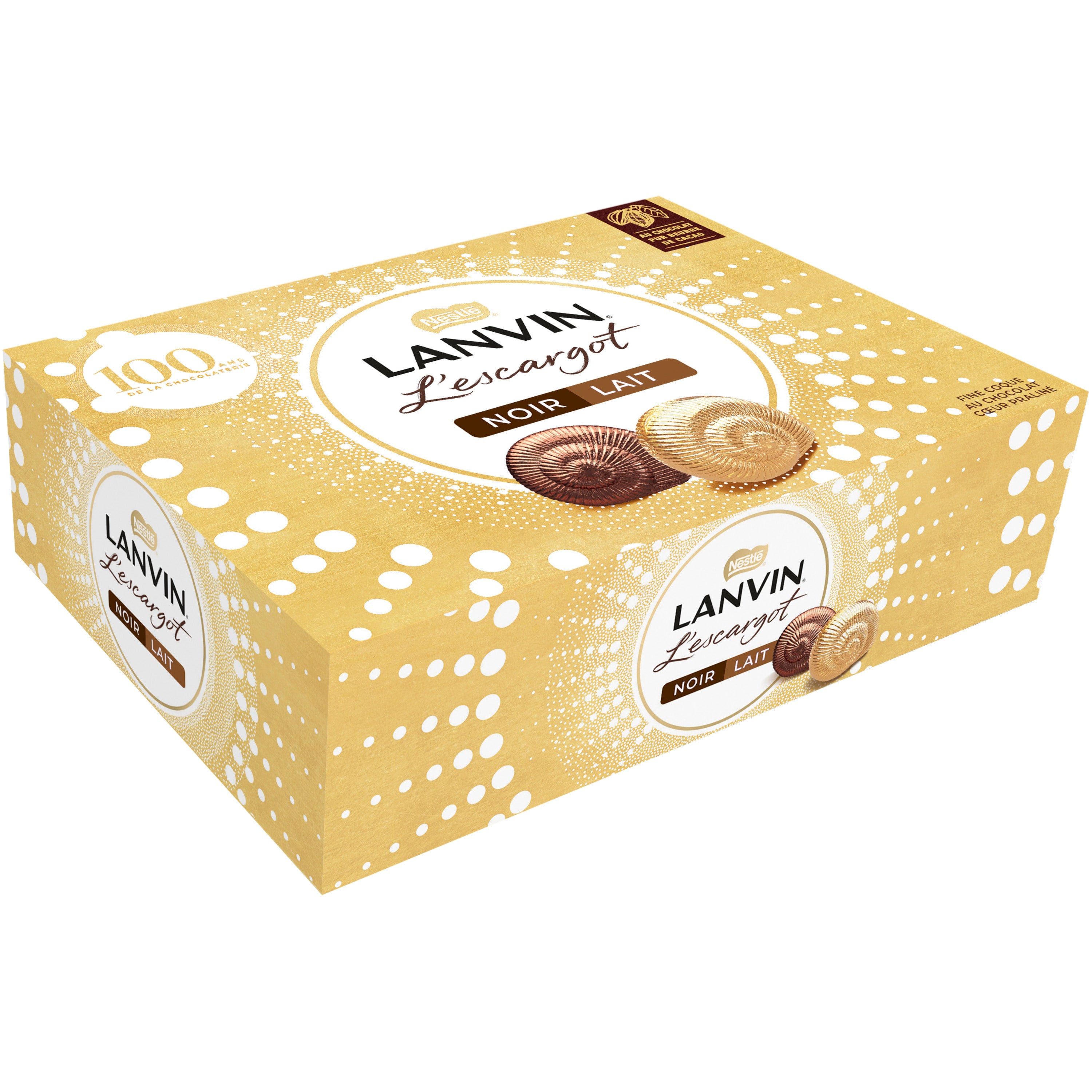 🇫🇷 22 L'Escargots LANVIN Dark & Milk Chocolates, 12.7 oz (362g) *Best By Date: April 2025