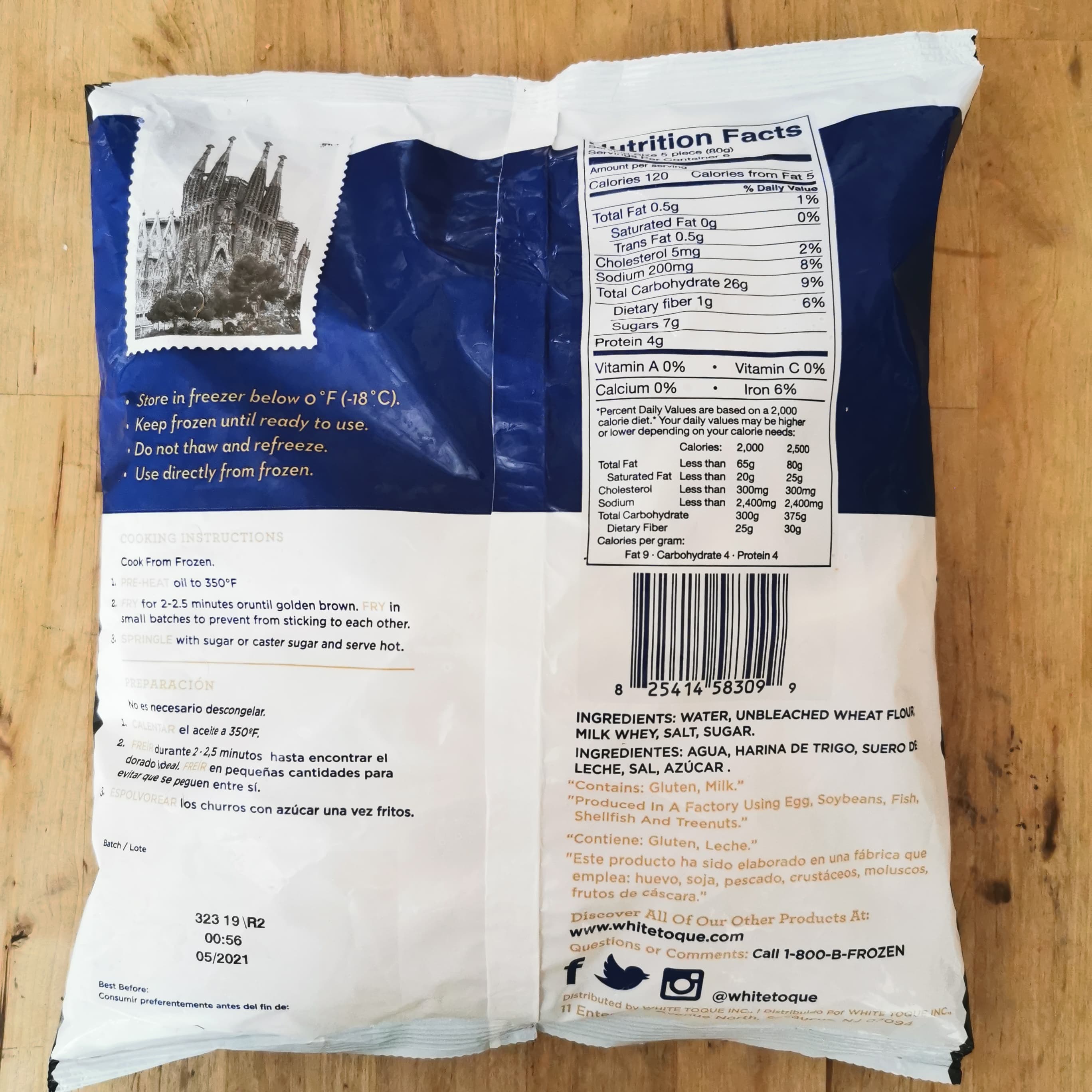 🇪🇸 Original Spanish Churros de Lazo (Loops), 1.1 lbs [Frozen] ❄️