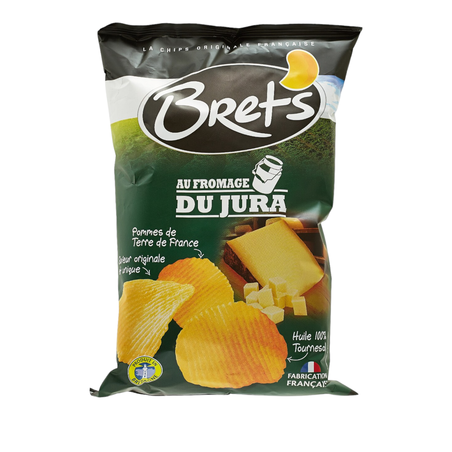 🇫🇷 Comté Cheese Potato 'Jura' Chips, 4.4oz (125g) [NO GMO, NO CORN SYRUP]