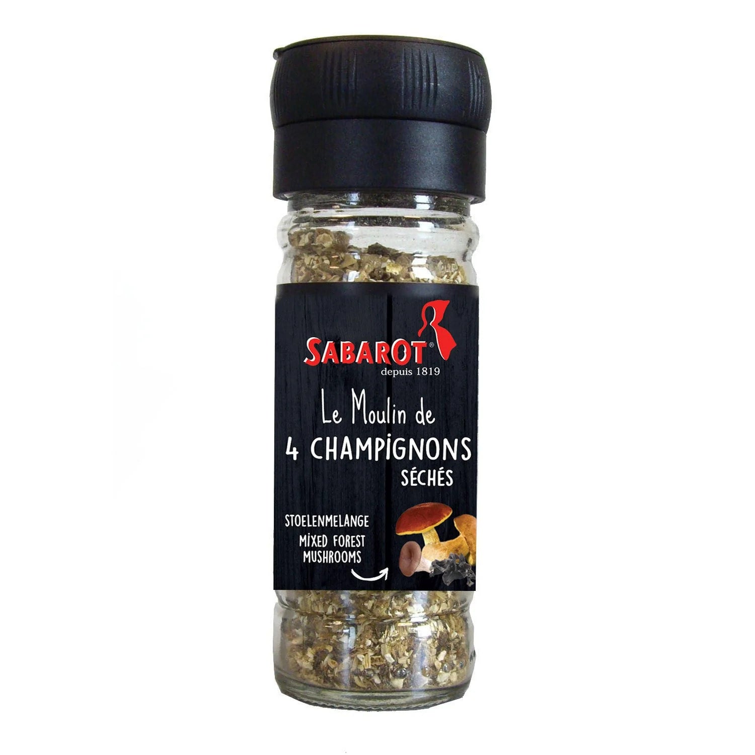🇫🇷 Dried Mixed Forest Mushrooms Grinder, 0.67oz (19g)