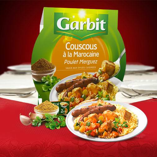 🇫🇷 Couscous A La Marocaine w/ Chicken & Merguez For 1 Person by Garbit/William Saurin, 10 oz (285g)