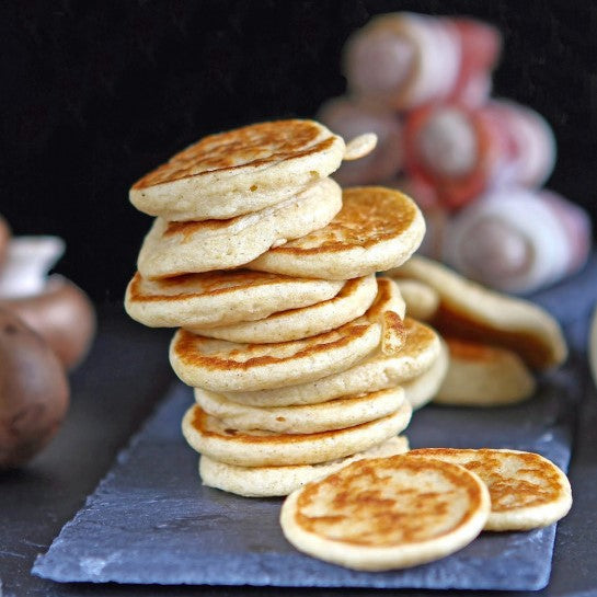 🇫🇷 16 French Mini Blinis by Le Monde des Crêpes, 2.82 oz (80g) [Retail Box, Frozen] ❄️