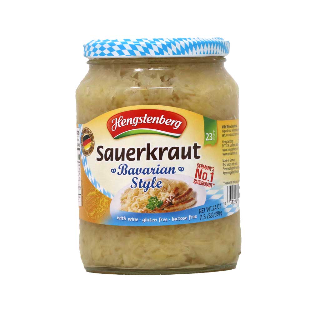 🇩🇪 Bavarian-Style Sauerkraut, 24 oz (680g)