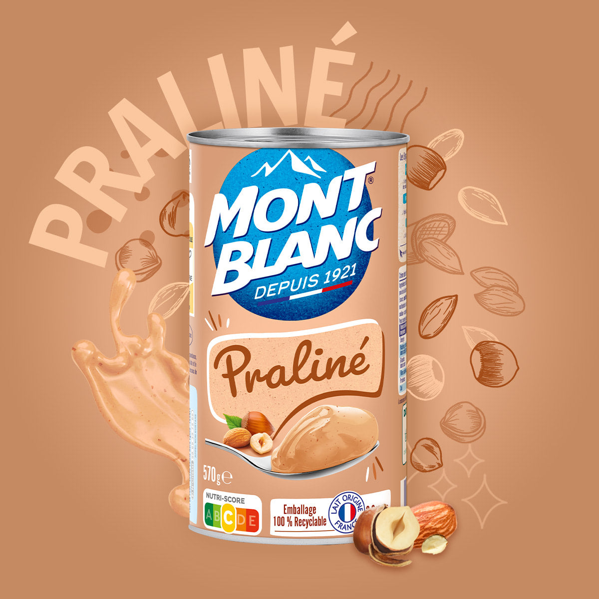 🇫🇷 Crème Praline (French Dessert), *Dented Can