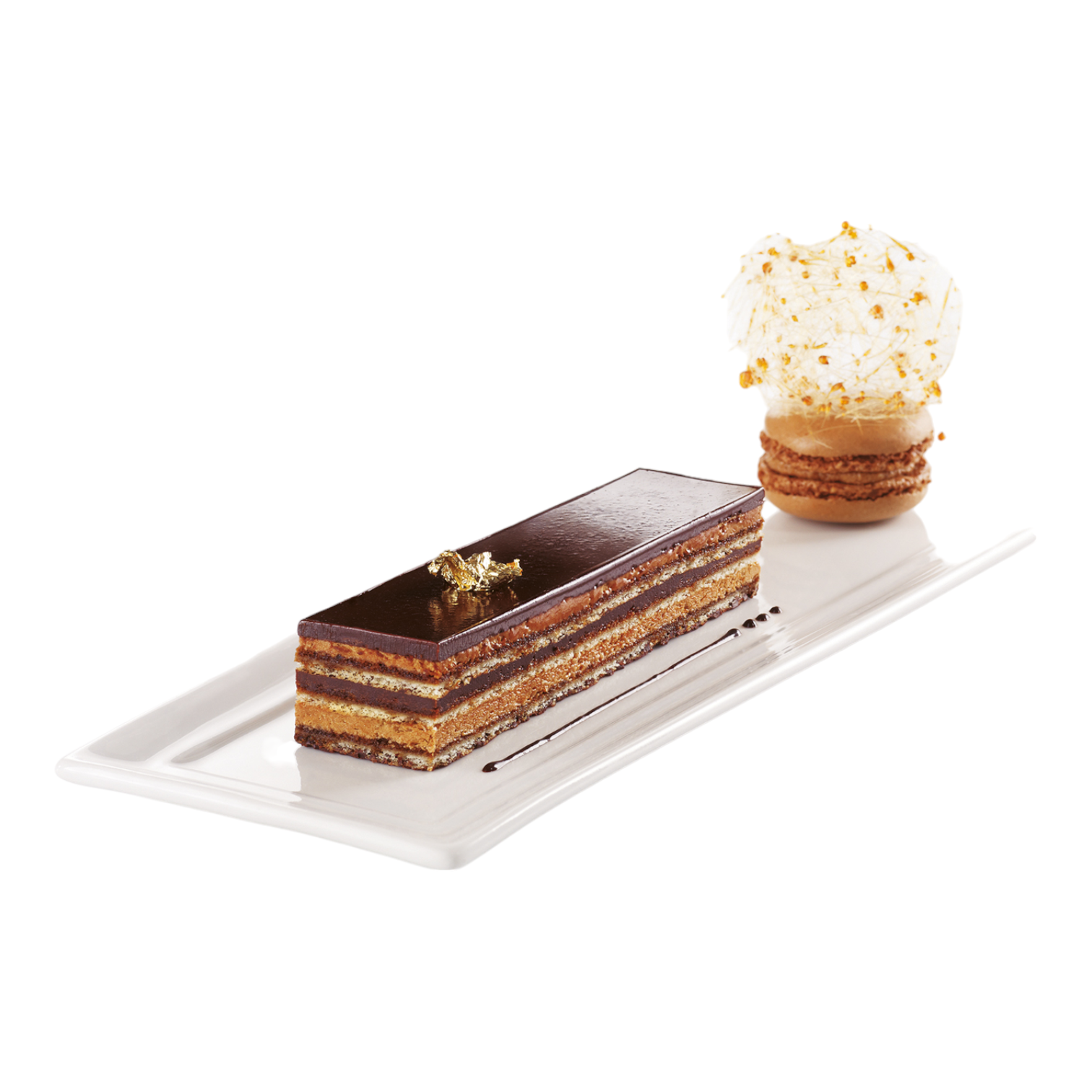 🇫🇷 8 Individual Opera Cake Portions by Traiteur de Paris, 2.3 oz/each [Frozen] ❄️