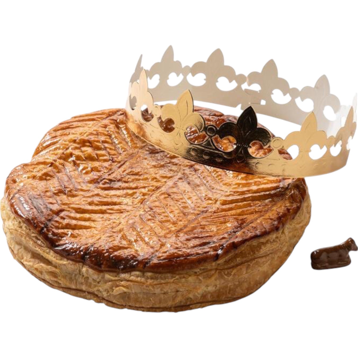 🇫🇷 Galette des Rois (Serves 6-8) [Frozen & Uncooked, w/ Crown & Fève] ❄️ 🚨 Online Only