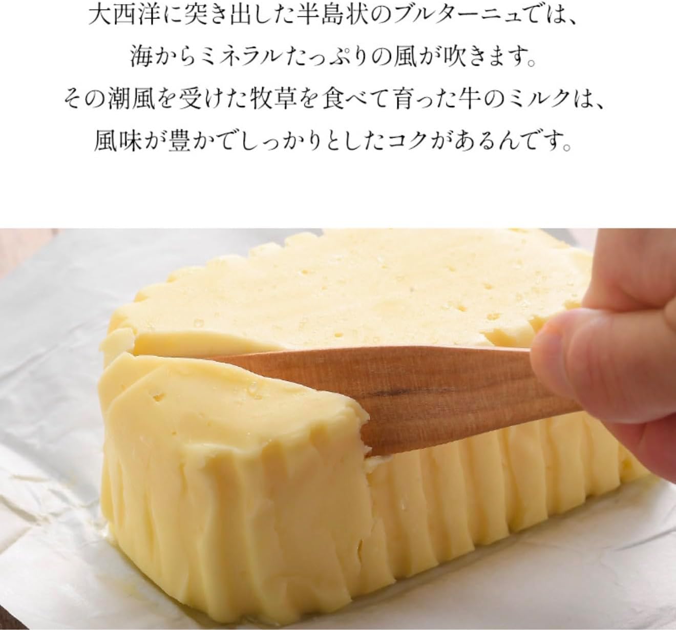 🇫🇷 Moulded Butter w/ Guérande Sea Salt Crystals, 8.8 oz (250g)