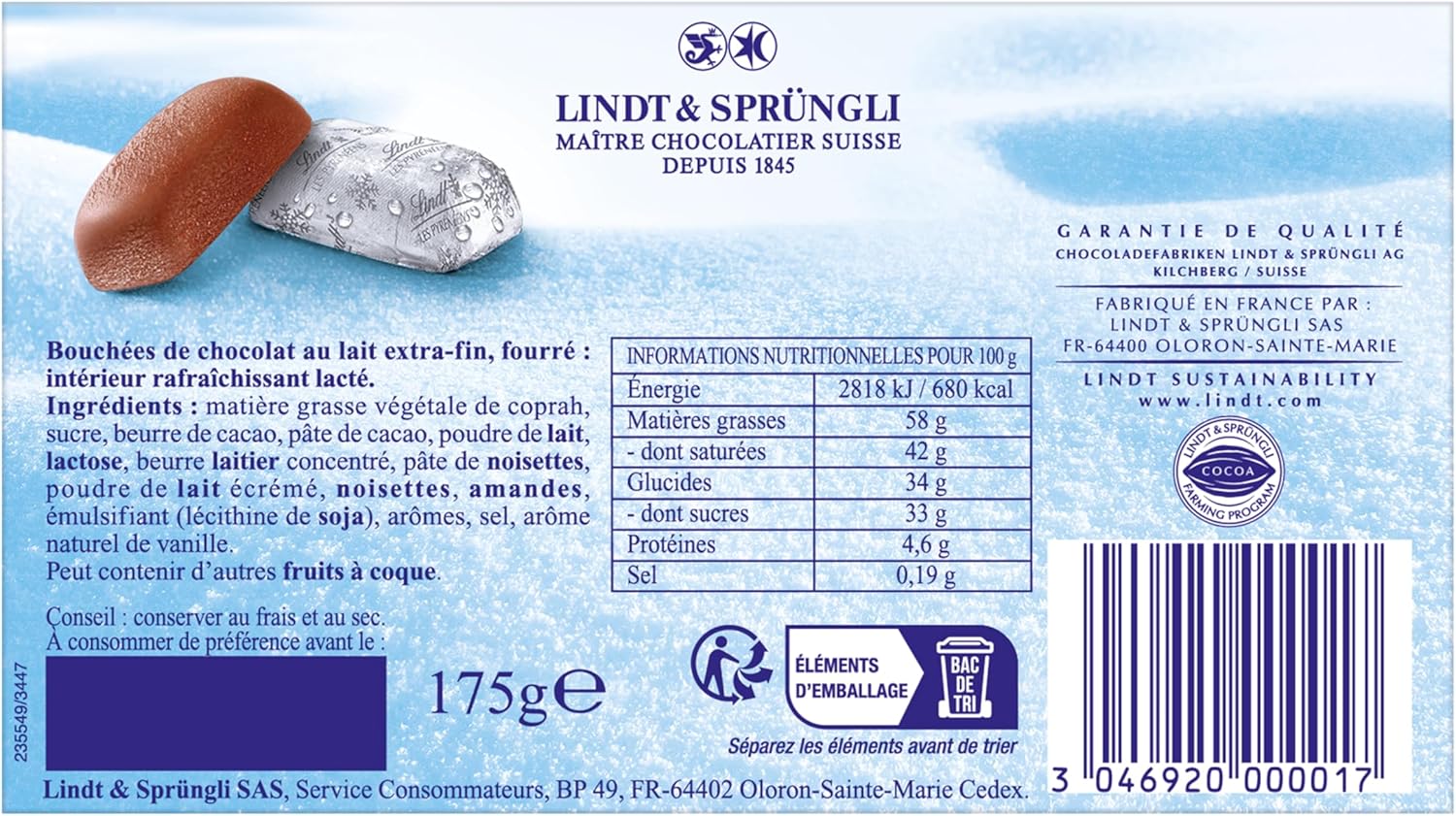 🇫🇷 Les Pyrénéens Milk Chocolate Ballotins, 175g