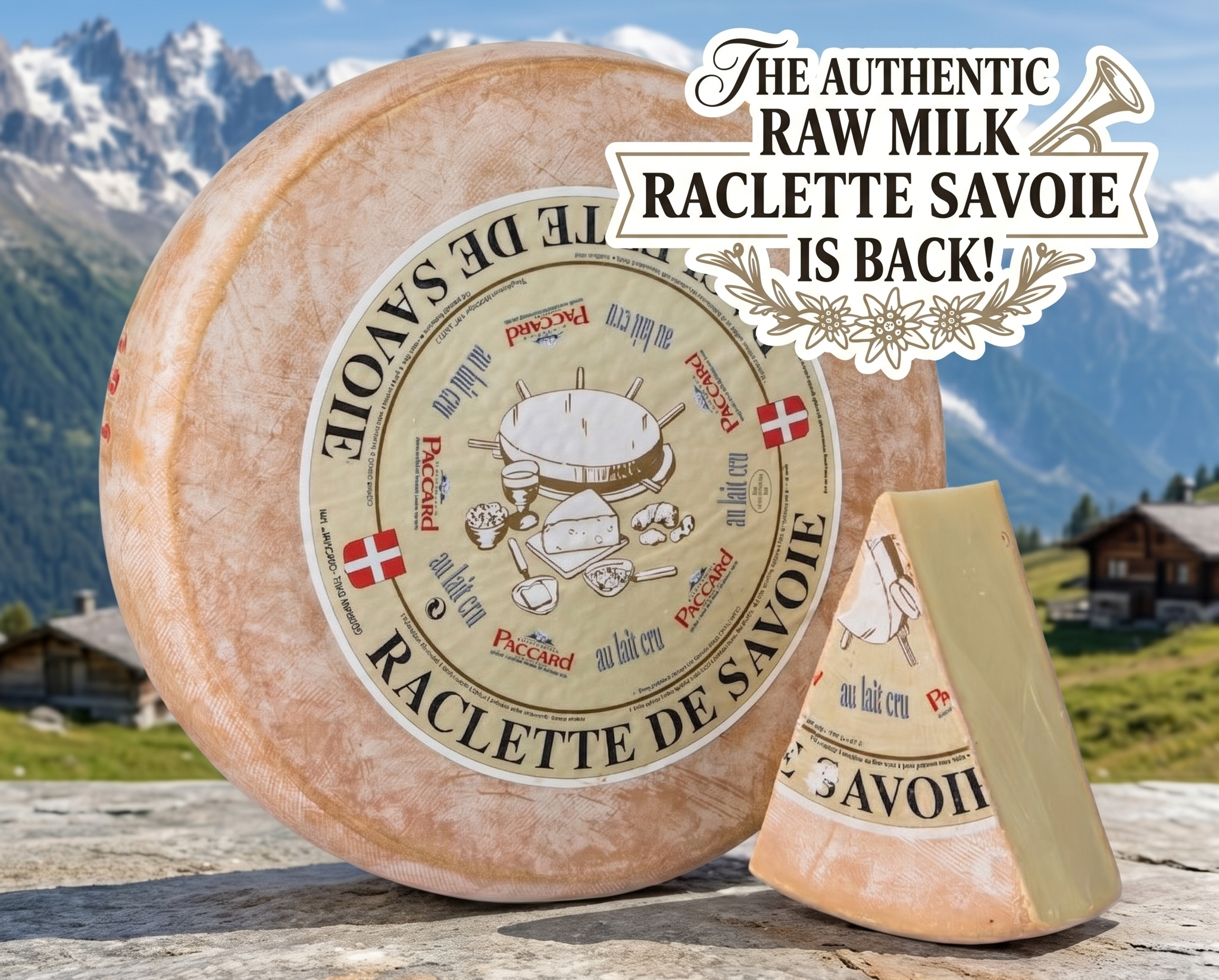 🇫🇷 Raclette de Savoie (Raw Cow's Milk), 1 lb