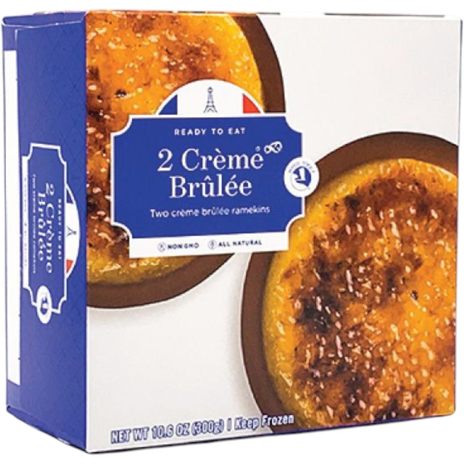 🇫🇷 2 Authentic French Crèmes Brûlées, 10.6 oz [Frozen] ❄️