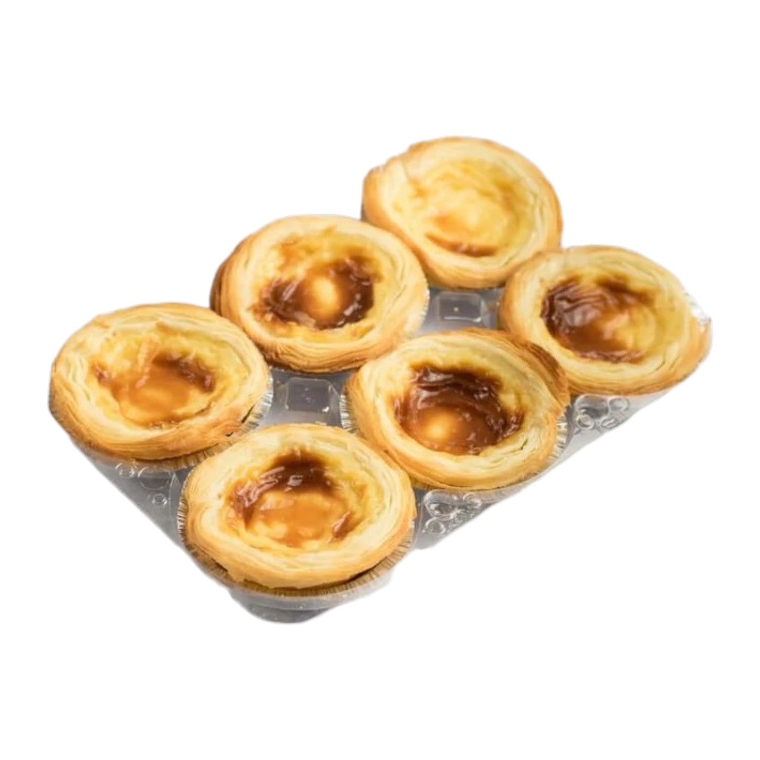 🇵🇹 6 Original Portuguese Pasteis de Nata, 12.6 oz (2.1 oz each) [Frozen] ❄️