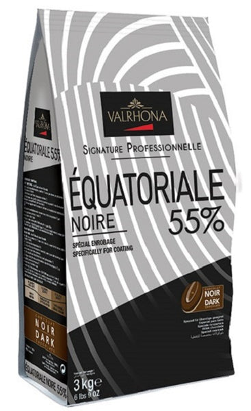 VALRHONA FEVES EQUATORIAL 55% 6.6 LB