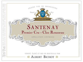 2017 Santenay 1er Cru "Clos Rousseau" Albert Bichot