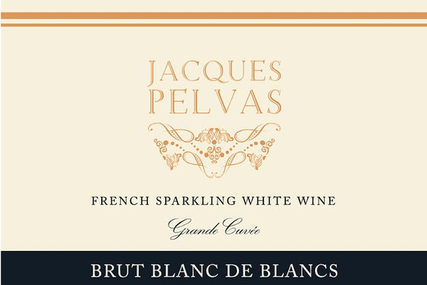 Jacques Pelvas Sparkling Wine Blanc De Blancs Provence