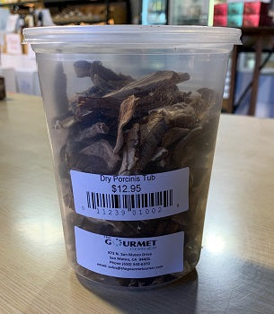 DRIED PORCINI MUSHROOMS TUB