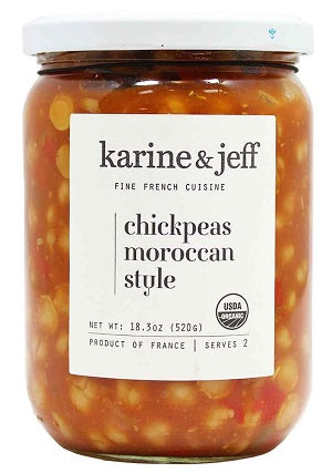 K ET J CHICKPEA MOROCCAN STYLE 520 GR
