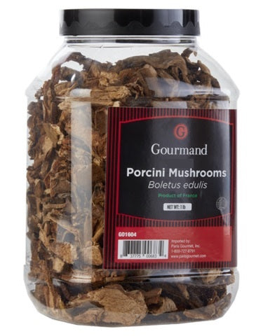 DRIED PORCINI MUSHROOMS GRADE A "PREMIUM" 1 LB