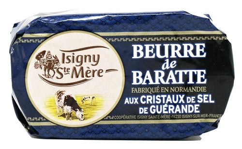ISIGNY BUTTER BARATTE ROCK SALT 250 Gr