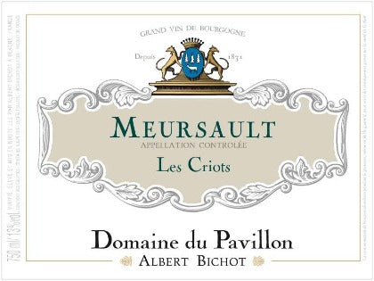 2019 Meursault "Les Criots" Albert Bichot