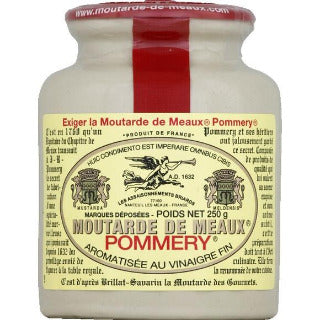 Pommery Meaux Mustard Stone Jar 250g 8.8 oz