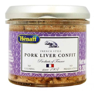 Henaff Pork Liver Confit 3.2 oz