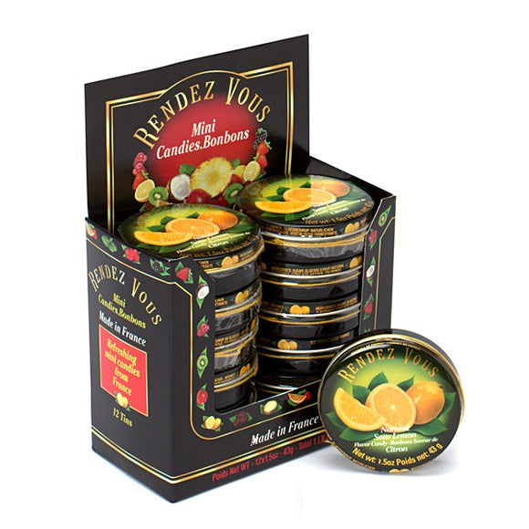 RENDEZ VOUS LEMON PASTILLES 1.5 OZ