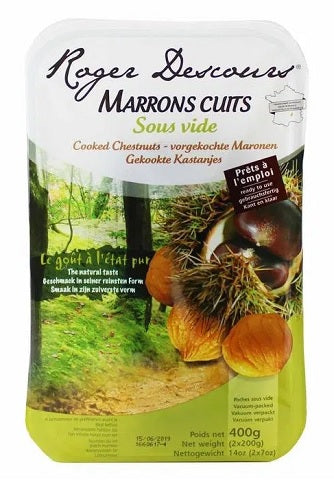 ROGER DESCOURS COOKED CHESTNUTS 400 GR
