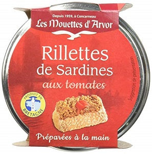 LES MOUETTES D'AVOR SARDINE RILLETTES W/TOMATO