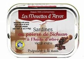 LES MOUETTES D'AVOR SARDINE W/SZECHUAN PEPPERCORN