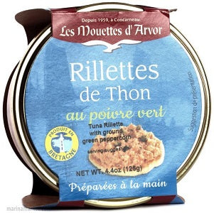 LES MOUETTES D'AVOR TUNA RILLETTES W/GROUND GREEN PEPPERCORN