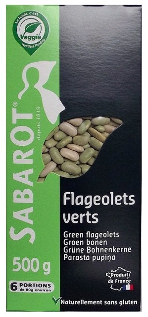SABAROT DRY FLAGEOLETS 17.5 OZ