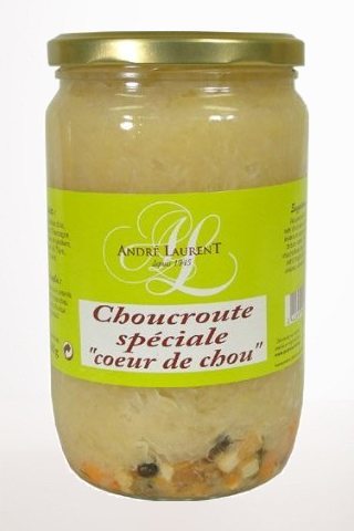 Gourmet Food - Choucroute Andre Laurent - Sauerkraut French Choucroute Goose Fat And Lardons