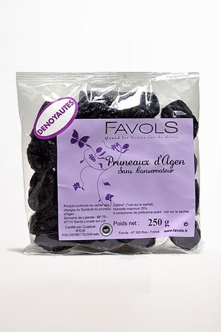 Gourmet Food - Favols Pruneaux D'Agen - Agen Pitted Prunes 8.8 Oz