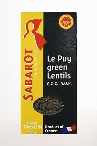 Gourmet Food - French Green Lentils From Le Puy By Sabarot 500g