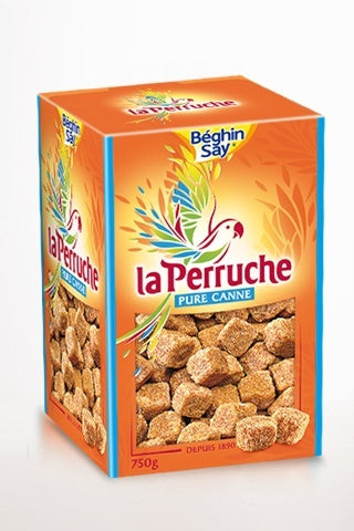 Gourmet Food - La Perruche Pure Sugar Cane Brown Rough Cut Cubes 26.5oz