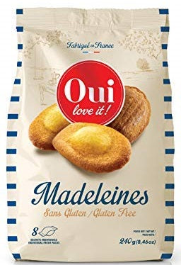 OUI LOVE IT! MADELEINES GLUTEN FREE 240 GR