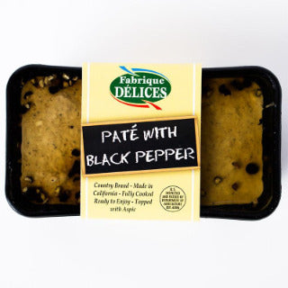COUNTRY PATE W/BLACKPEPPER 7 OZ  - FABRIQUE DELICES