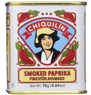 CHIQUILIN SMOKED PAPRIKA TIN 75 GR